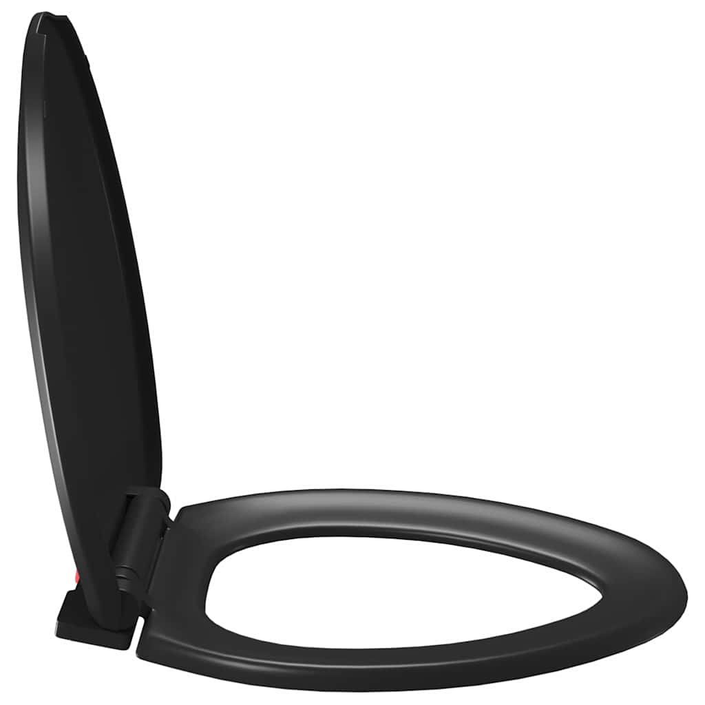 toiletsæde med soft-close og quick release-design sort