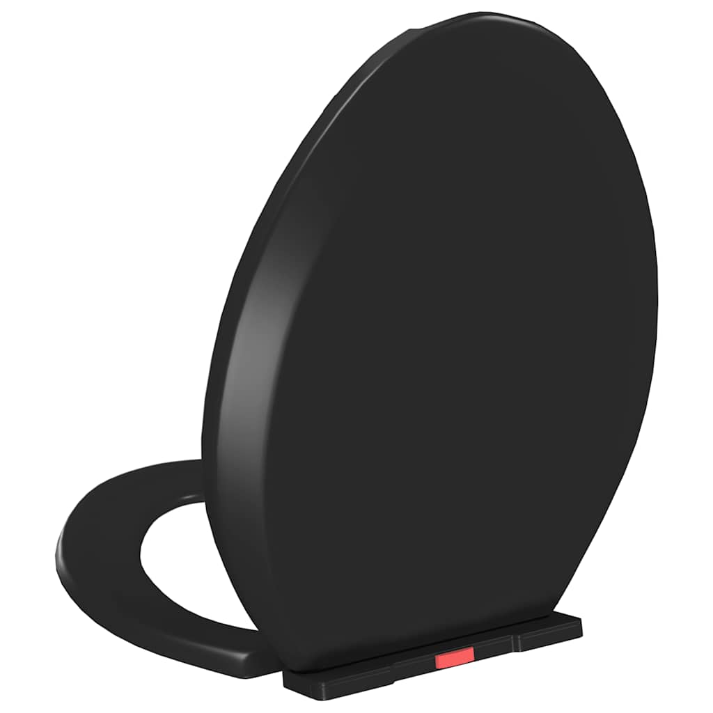 toiletsæde med soft-close og quick release-design sort