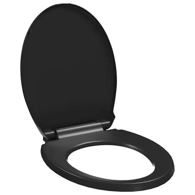 toiletsæde med soft-close og quick release-design sort