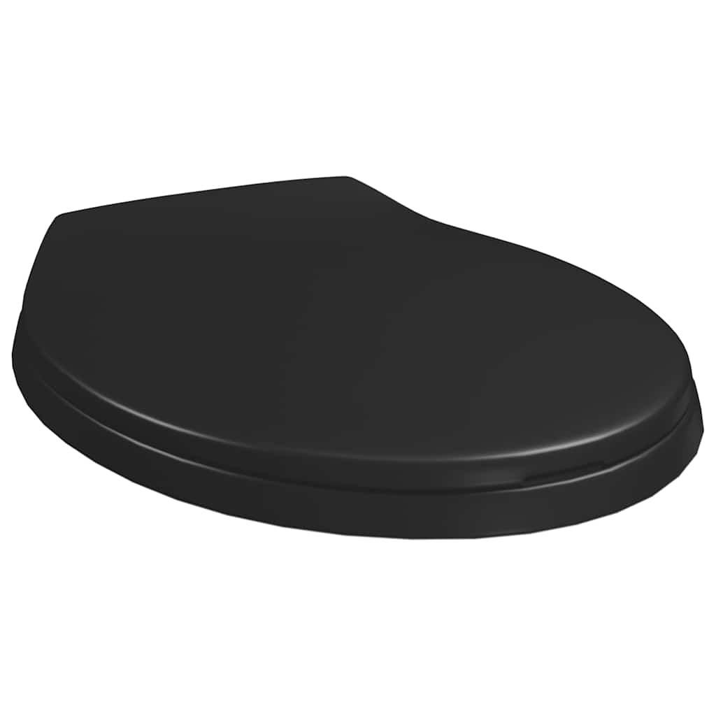 toiletsæde med soft-close og quick release-design sort