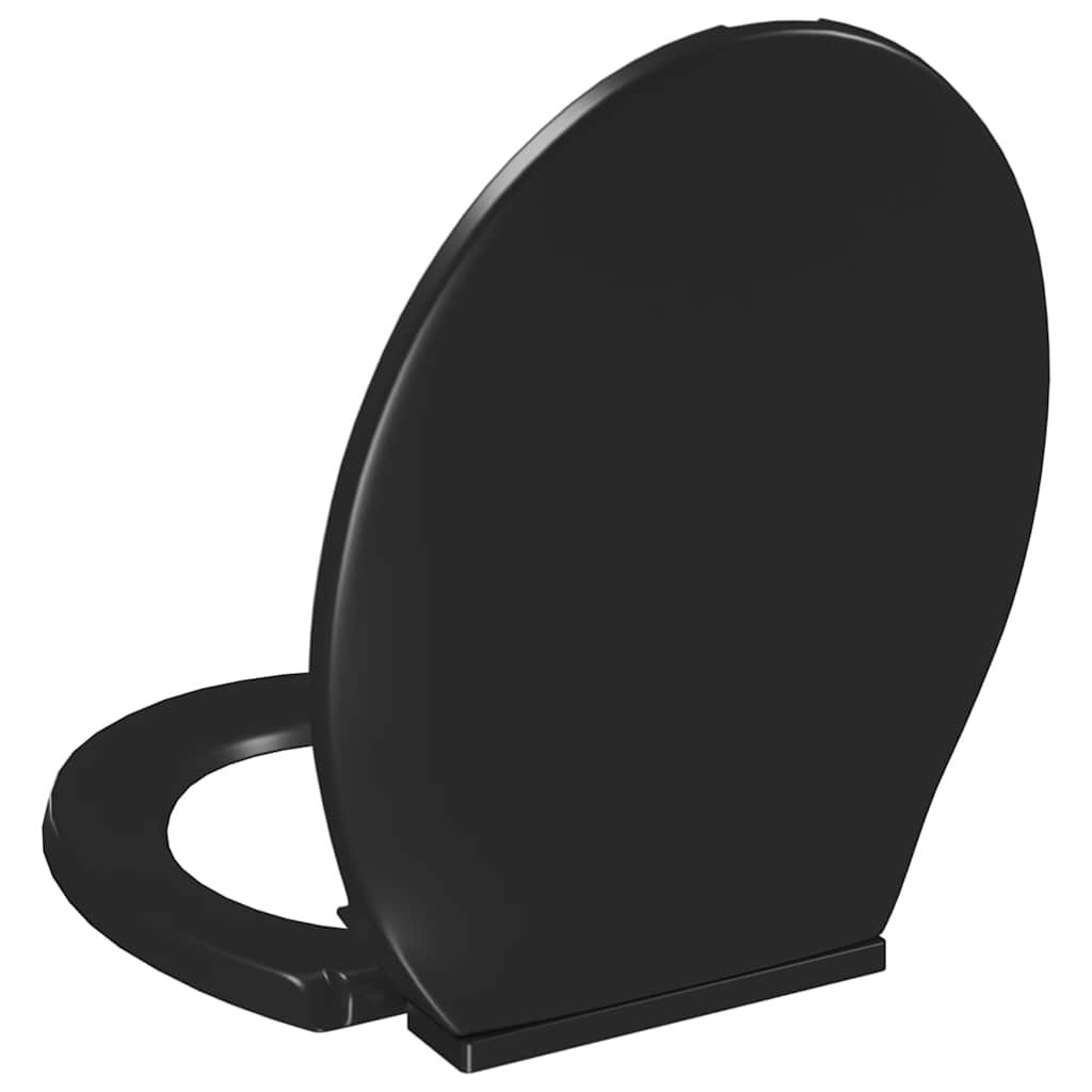 toiletsæde med soft-close og quick release-design sort