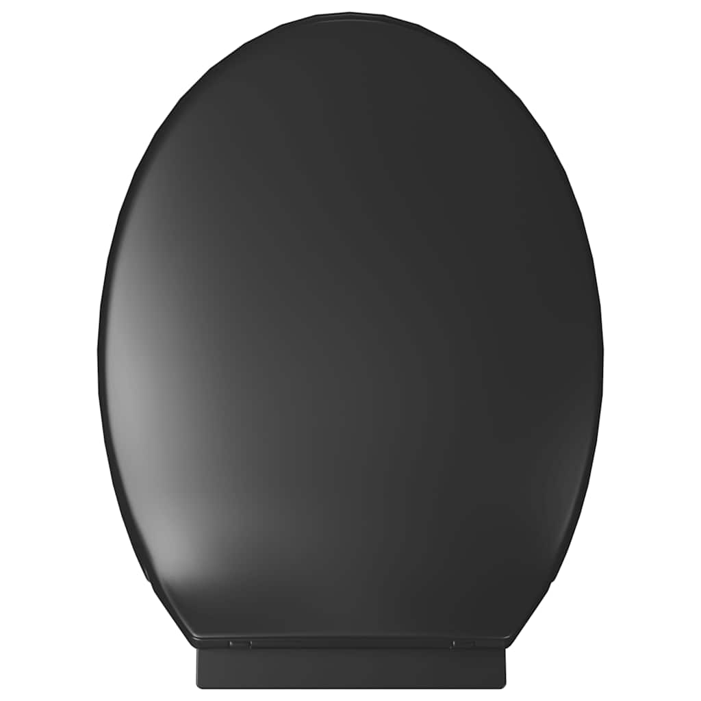 toiletsæde med soft-close og quick release-design sort