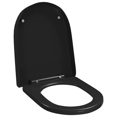 toiletsæde med soft-close og quick release-design sort