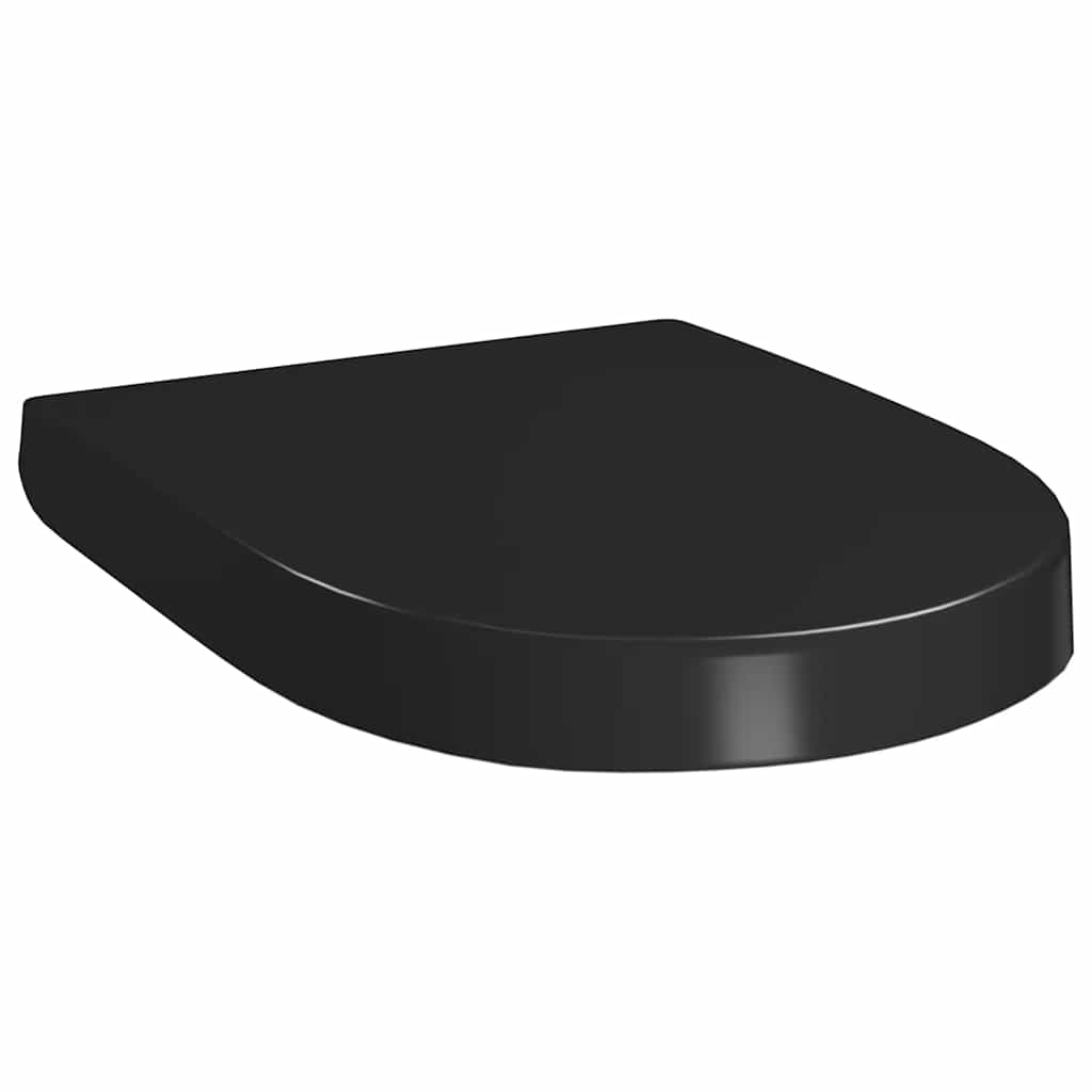 toiletsæde med soft-close og quick release-design sort