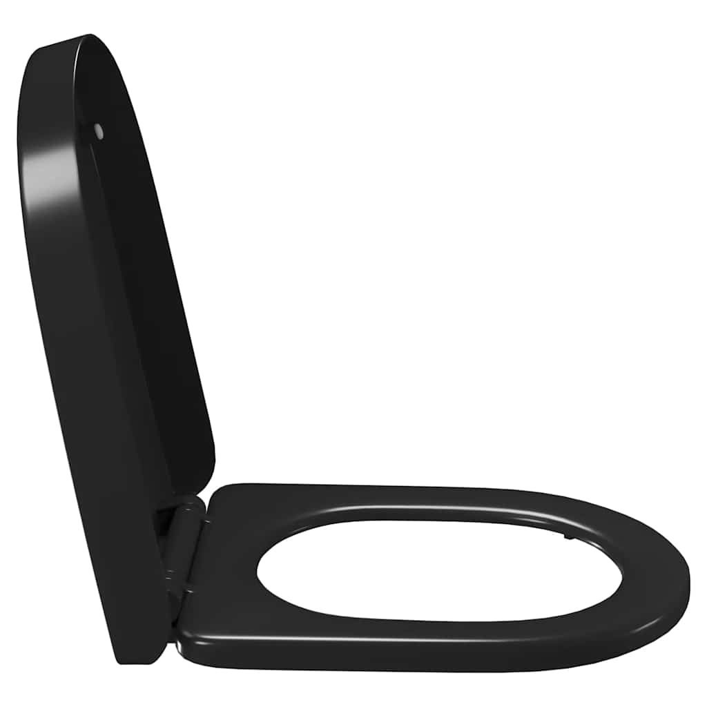 toiletsæde med soft-close og quick release-design sort