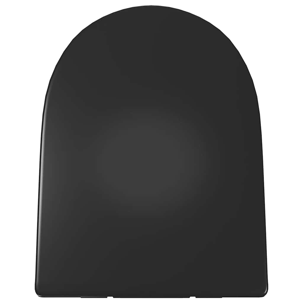 toiletsæde med soft-close og quick release-design sort