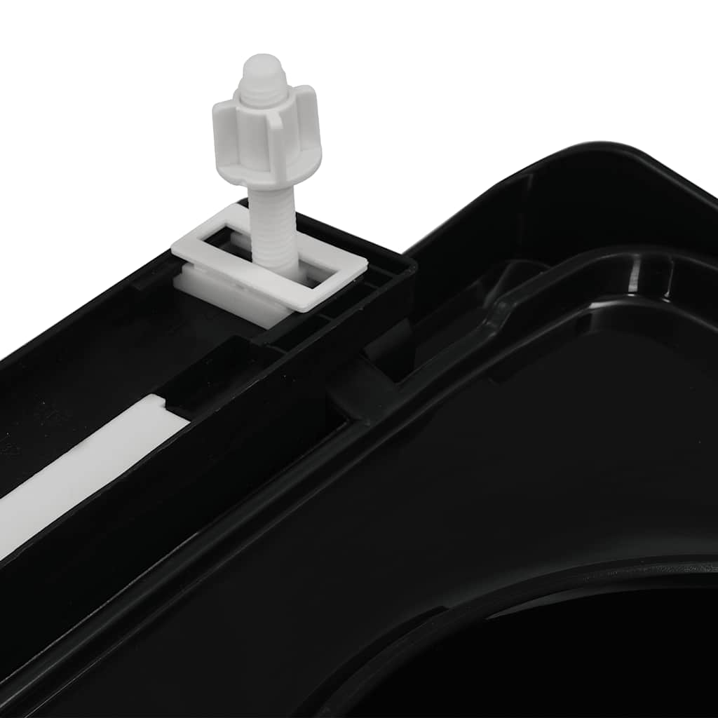 toiletsæde med soft-close og quick release-design sort