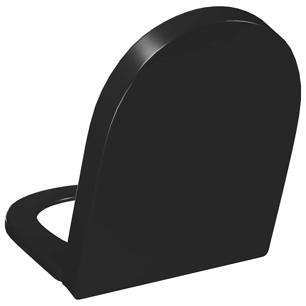 toiletsæde med soft-close og quick release-design sort