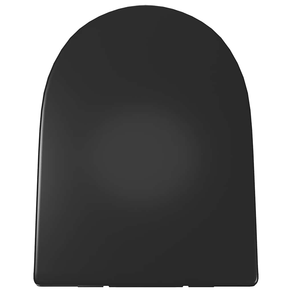 toiletsæde med soft-close og quick release-design sort