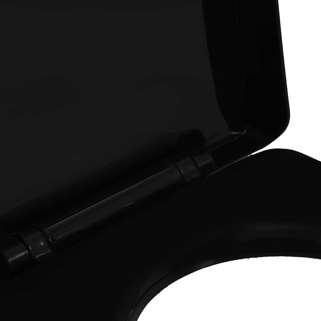 toiletsæde med soft-close og quick release-design sort