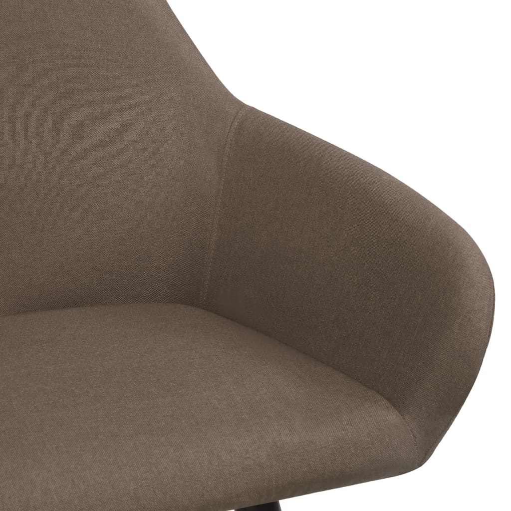 spisebordsstole 2 stk. stof brun