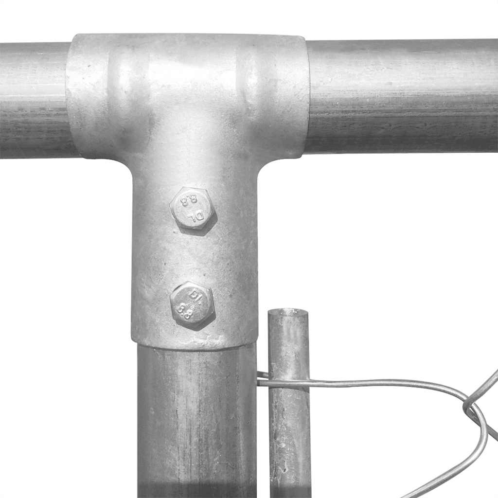 udendørs hundeløbegård galvaniseret stål 950x570x185 cm