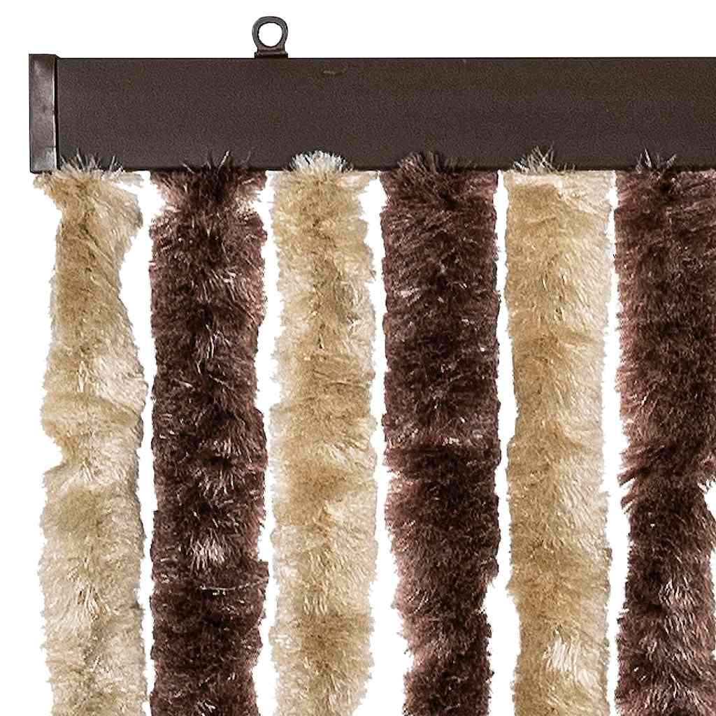 insektgardin 56 x 185 cm beige og lysebrun