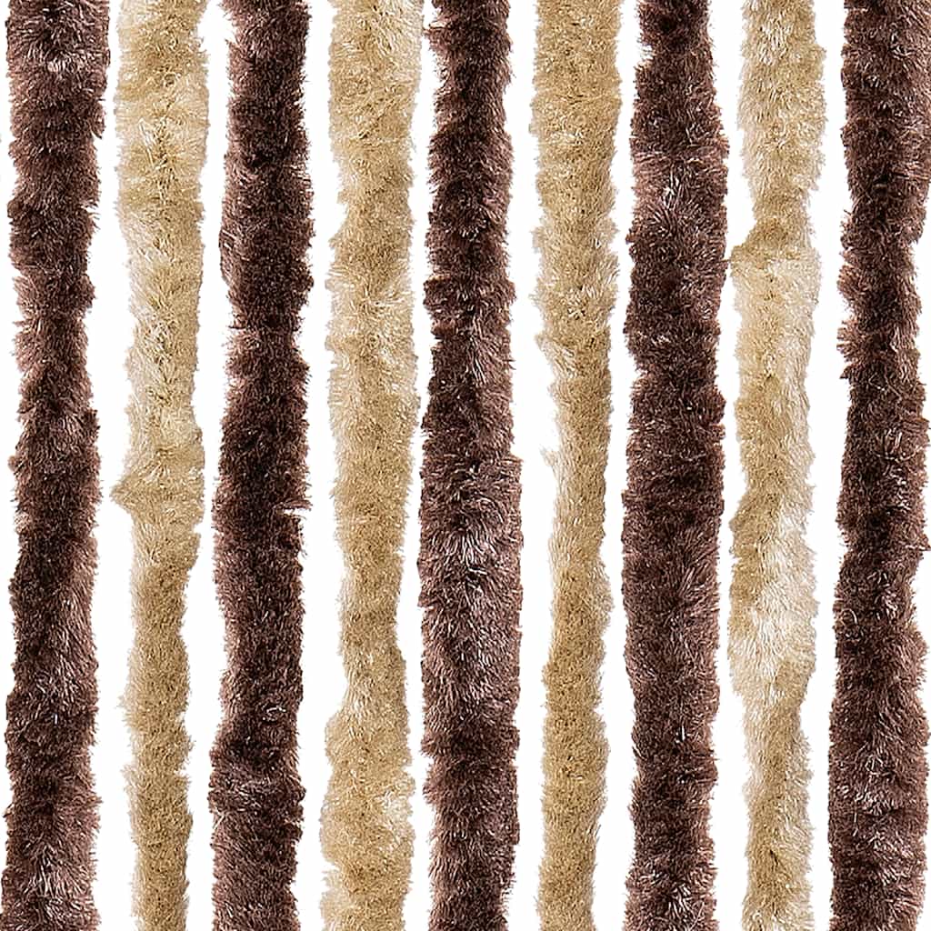 insektgardin 56 x 185 cm beige og lysebrun