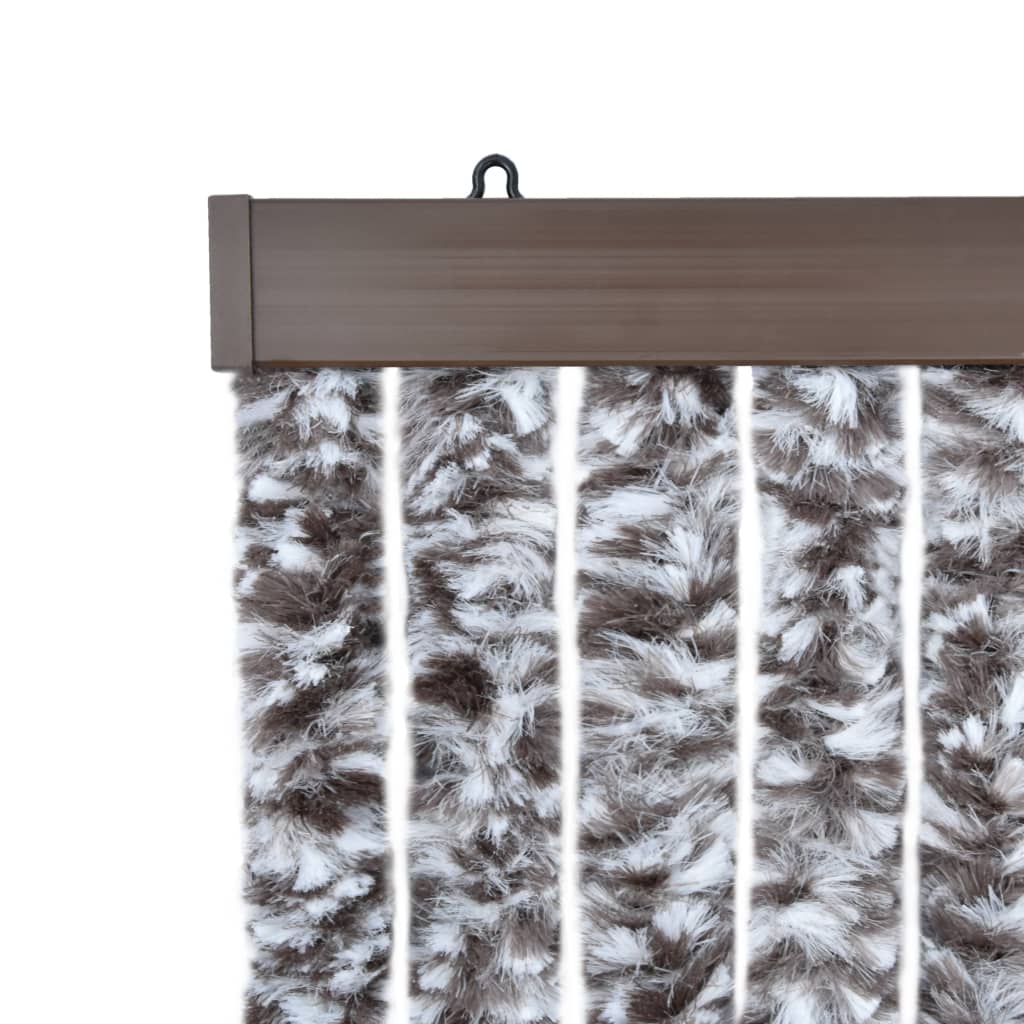 insektgardin 56 x 185 cm brun og beige