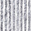 insektgardin 56 x 185 cm hvid og grå