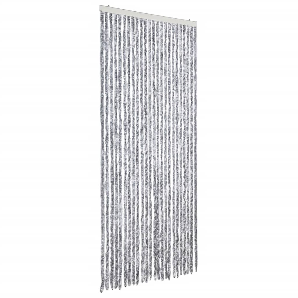 insektgardin 100 x 220 cm hvid og grå