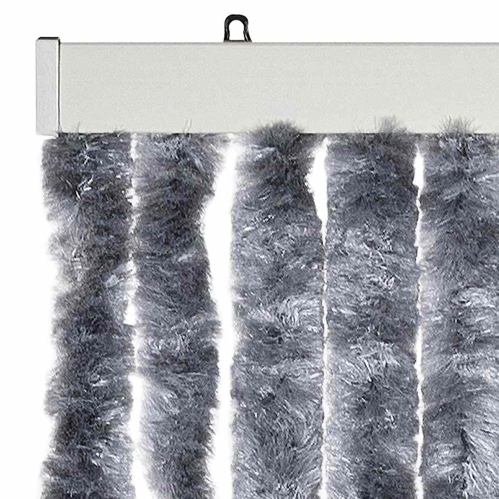 insektgardin 56 x 185 cm sølvfarvet