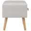 sengeskabe 2 stk. 40 x 35 x 40 cm kunstlæder hvid