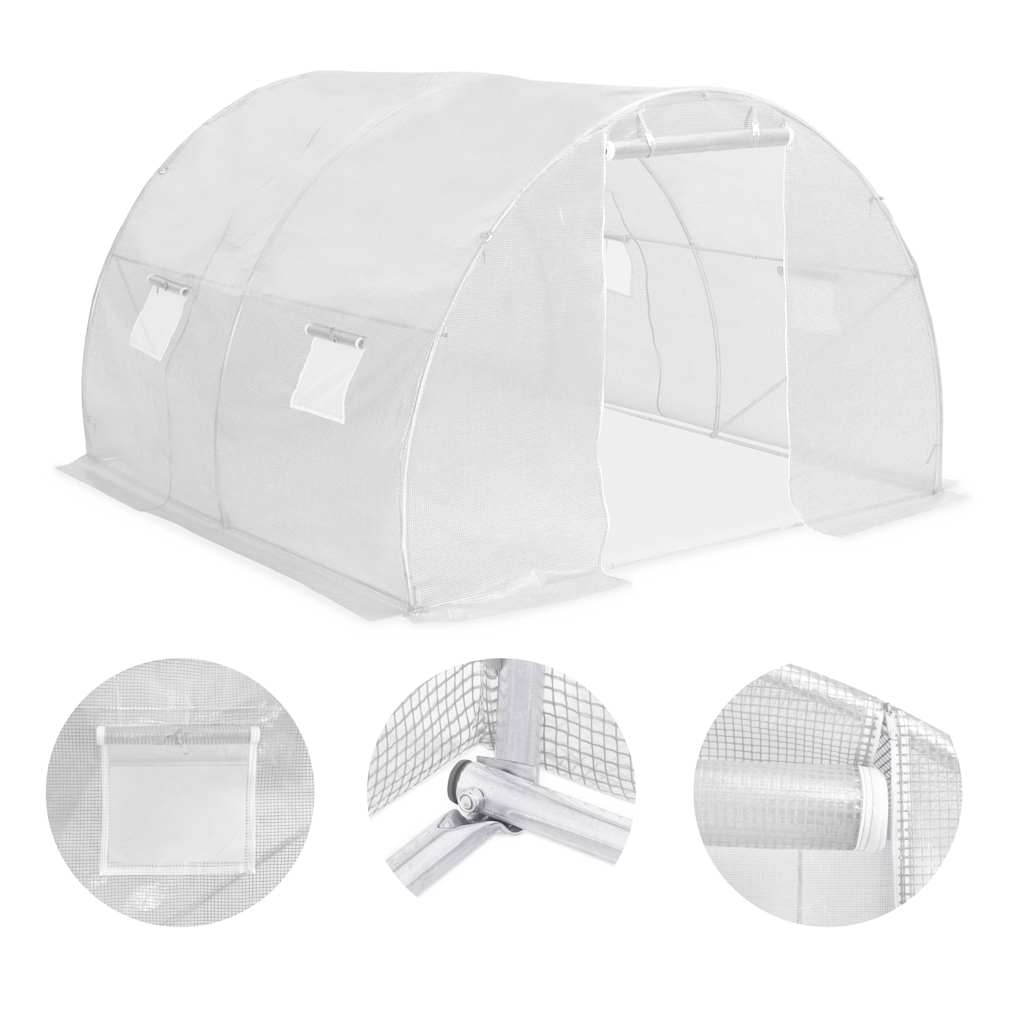 drivhus 9 m² 300x300x200 cm