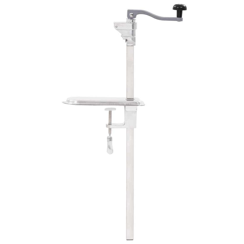 dåseåbner 70 cm aluminium og rustfrit stål sølvfarvet