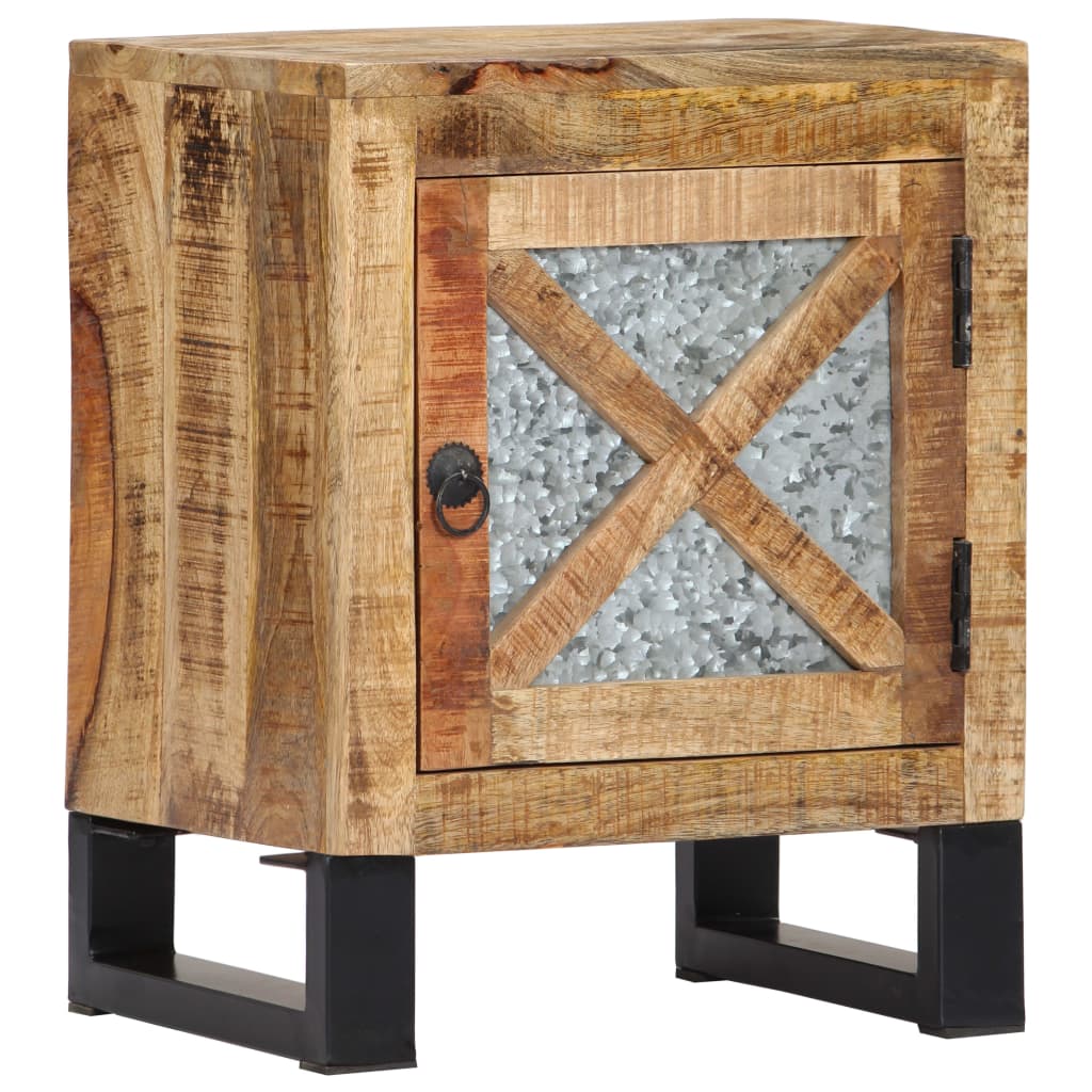 sengebord 40x30x50 cm massivt mangotræ