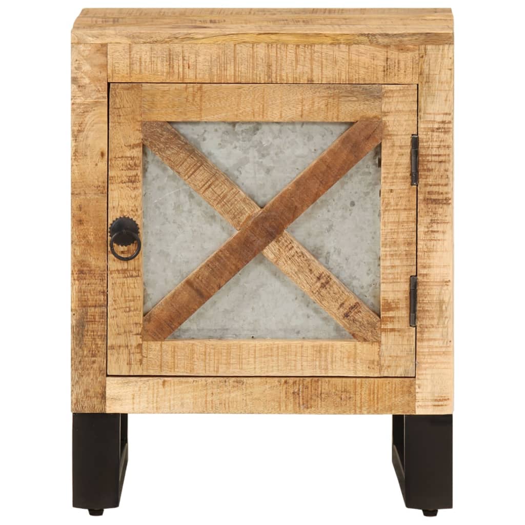 sengebord 40x30x50 cm massivt mangotræ