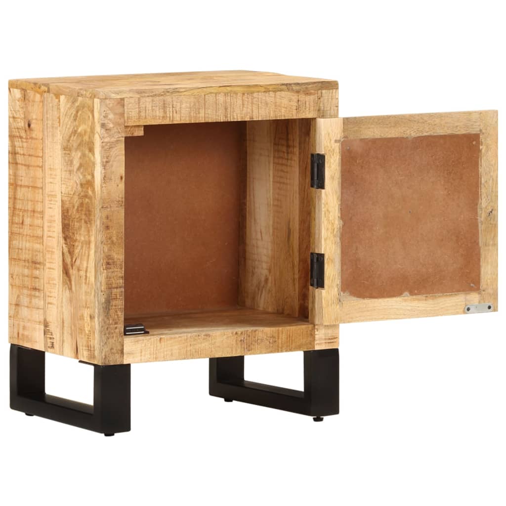 sengebord 40x30x50 cm massivt mangotræ