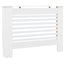radiatorskjuler MDF 112 x 19 x 81,5 cm hvid