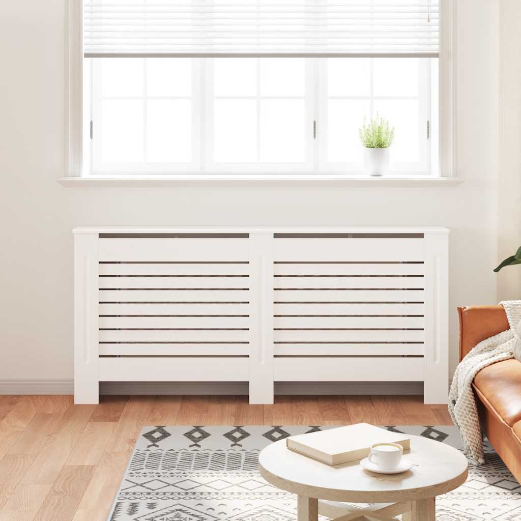 radiatorskjuler MDF 172x19x81,5 cm hvid