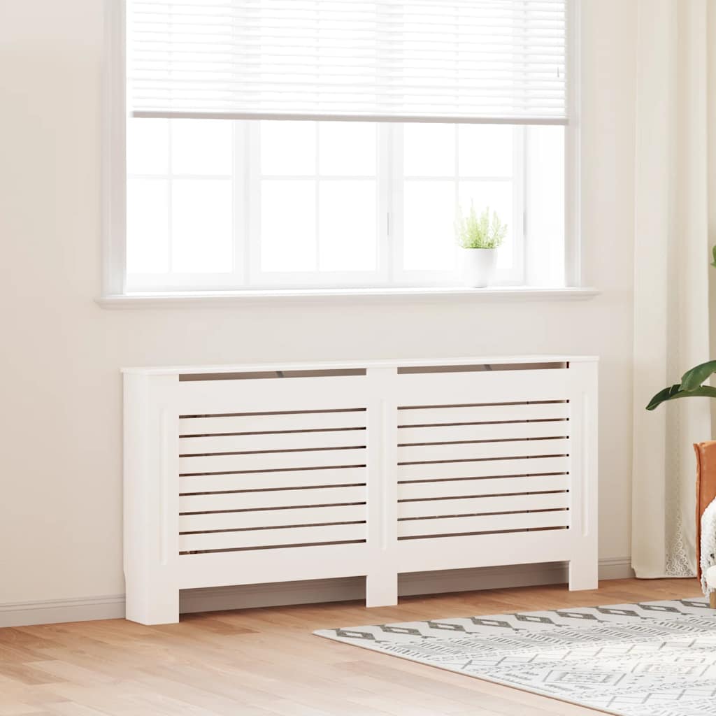 radiatorskjuler MDF 172x19x81,5 cm hvid