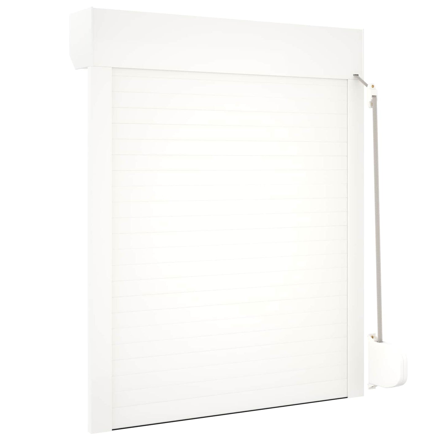 Rullegardin Hvid 80 x 100 cm Aluminium og Polyurethan