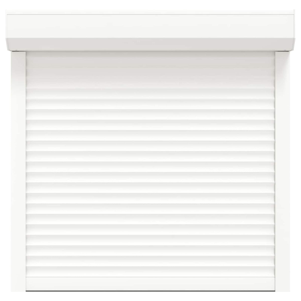 Rullegardin Hvid 100 x 100 cm Aluminium og Polyurethan