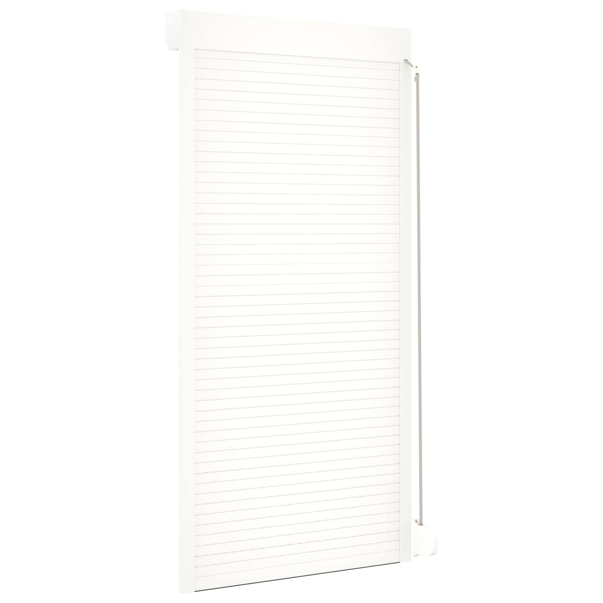 Rullegardin Hvid 100 x 210 cm Aluminium og Polyurethan