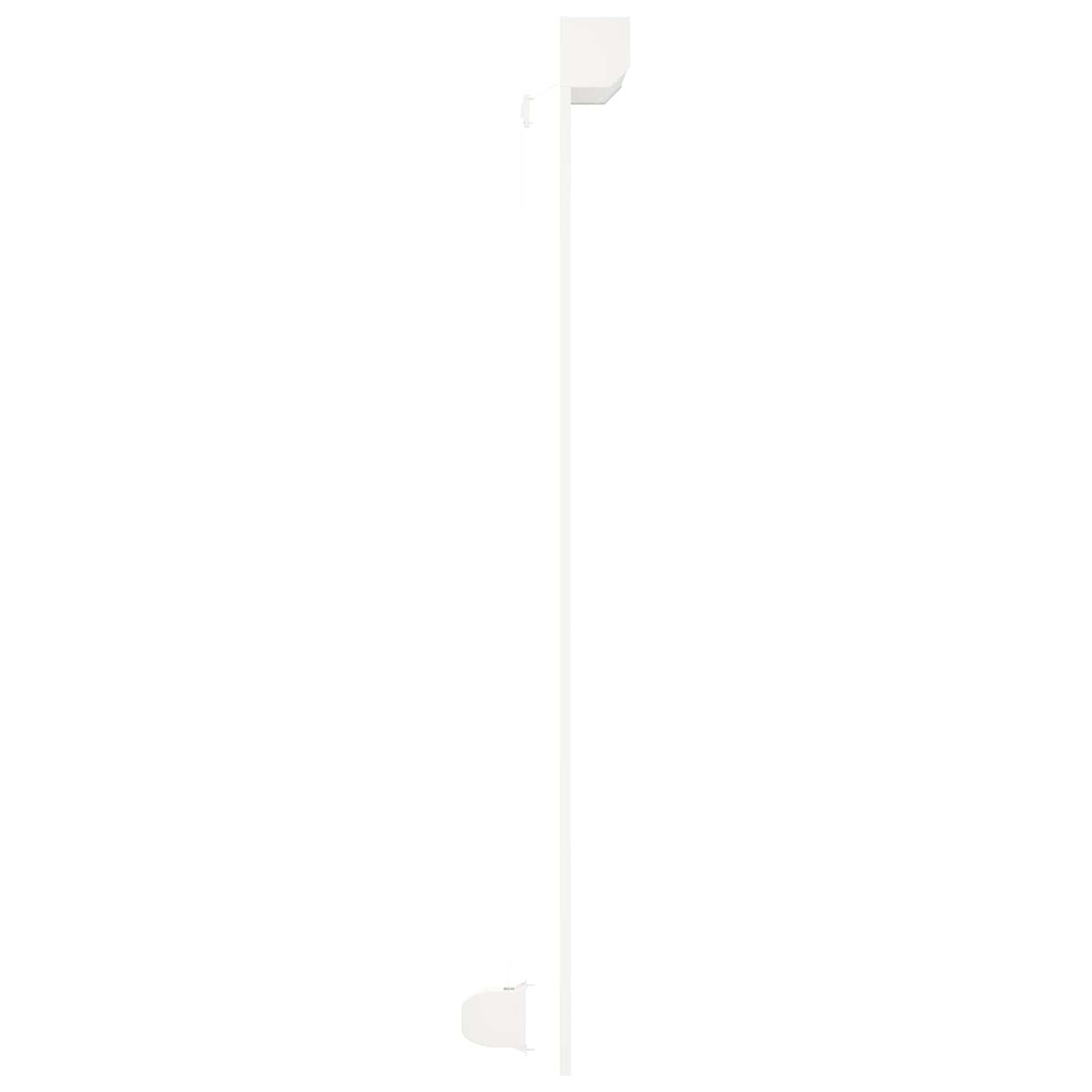 Rullegardin Hvid 100 x 210 cm Aluminium og Polyurethan