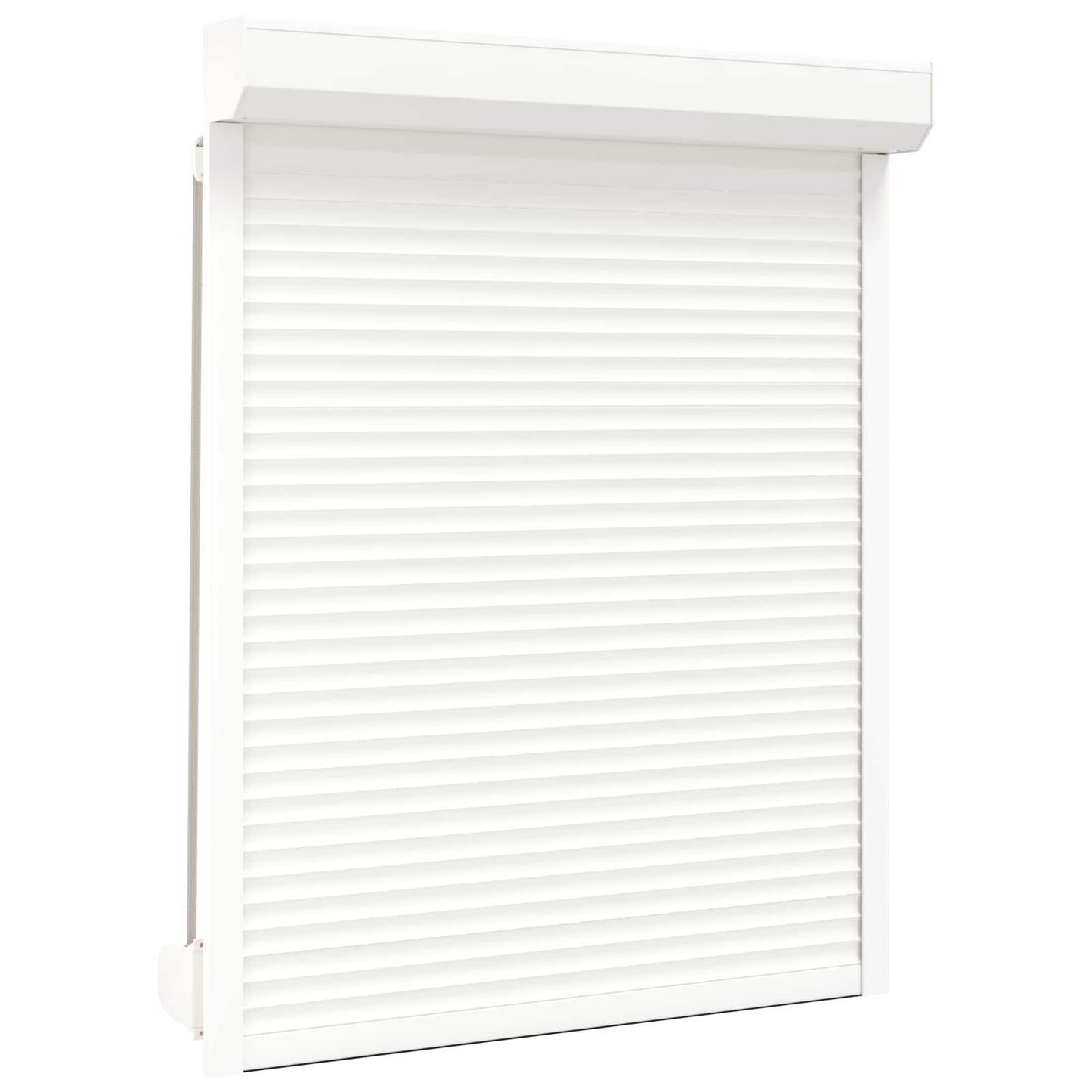 Rullegardin Hvid 120 x 150 cm Aluminium og Polyurethan