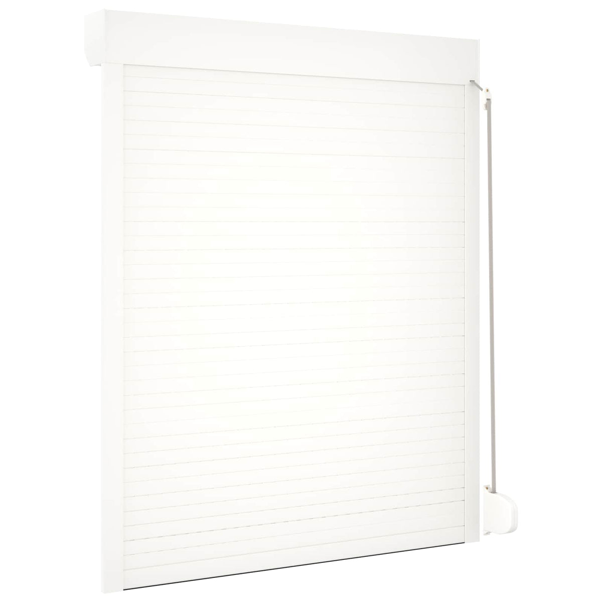 Rullegardin Hvid 120 x 150 cm Aluminium og Polyurethan