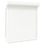 Rullegardin Hvid 130 x 140 cm Aluminium og Polyurethan