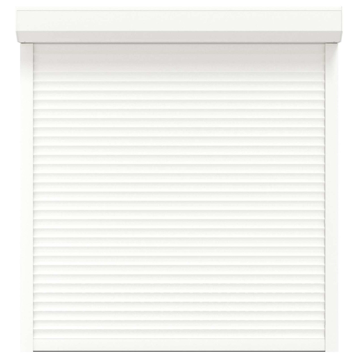 Rullegardin Hvid 130 x 140 cm Aluminium og Polyurethan