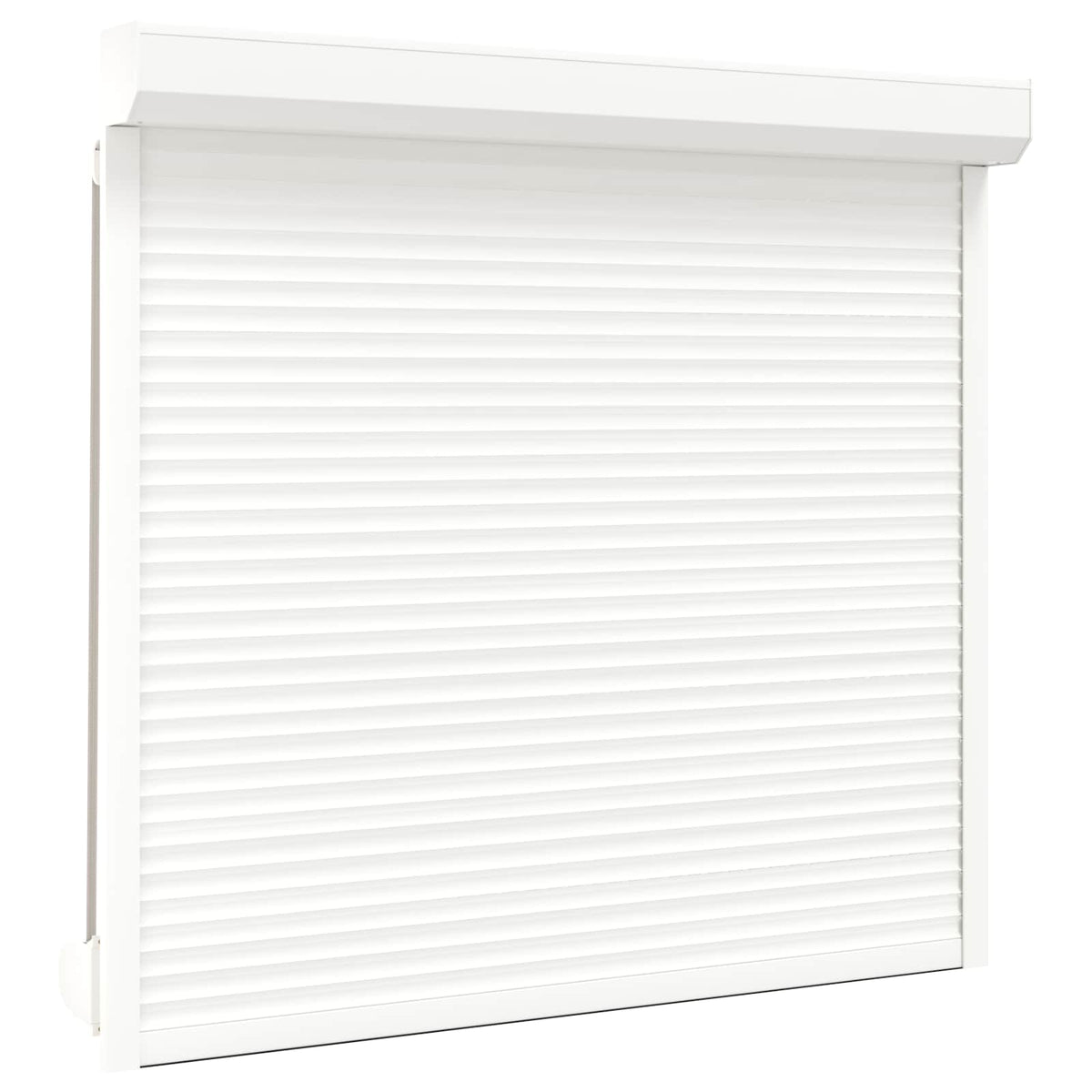Rullegardin Hvid 160 x 150 cm Aluminium og Polyurethan