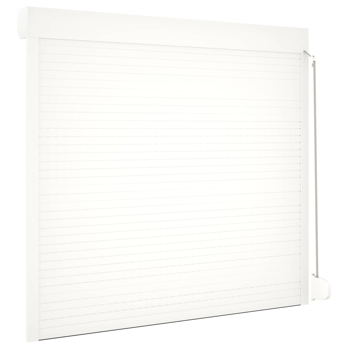 Rullegardin Hvid 160 x 150 cm Aluminium og Polyurethan