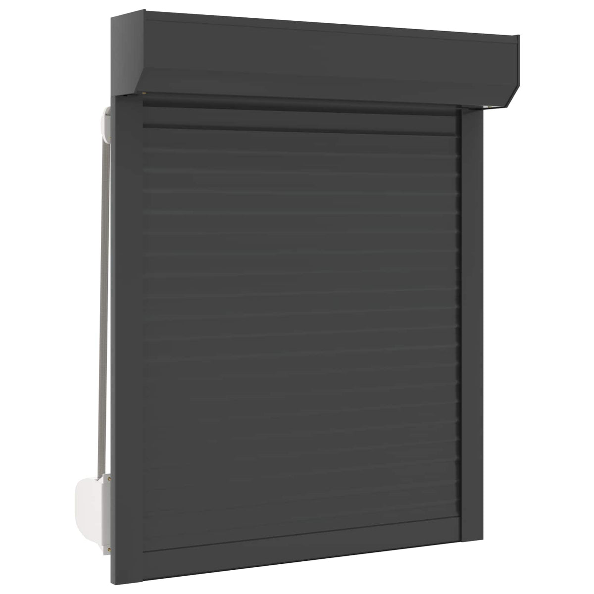 Rullegardin Antracit 80 x 100 cm Aluminium og Polyurethan