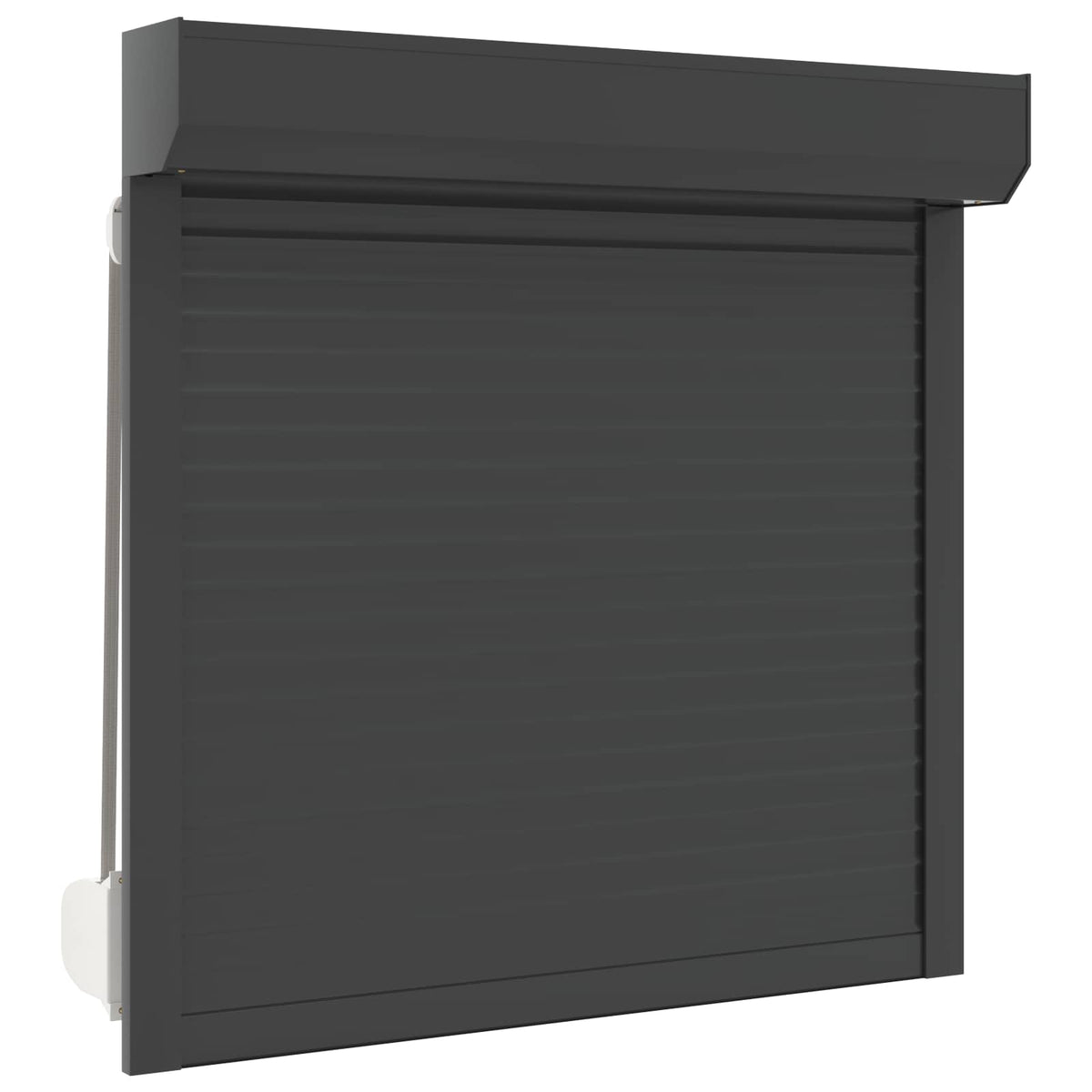 Rullegardin Antracit 100 x 100 cm Aluminium og Polyurethan