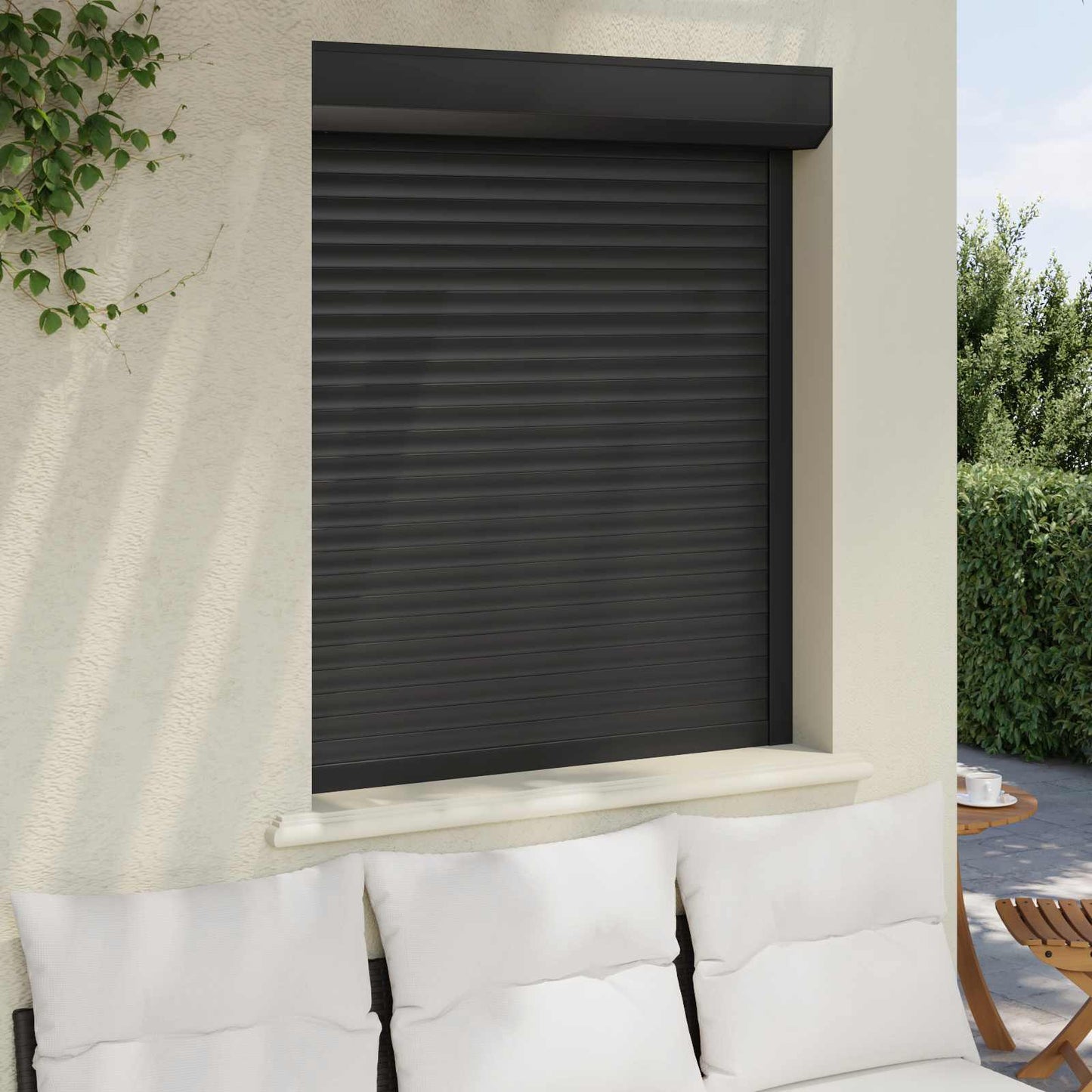 Rullegardin Antracit 100 x 120 cm Aluminium og Polyurethan
