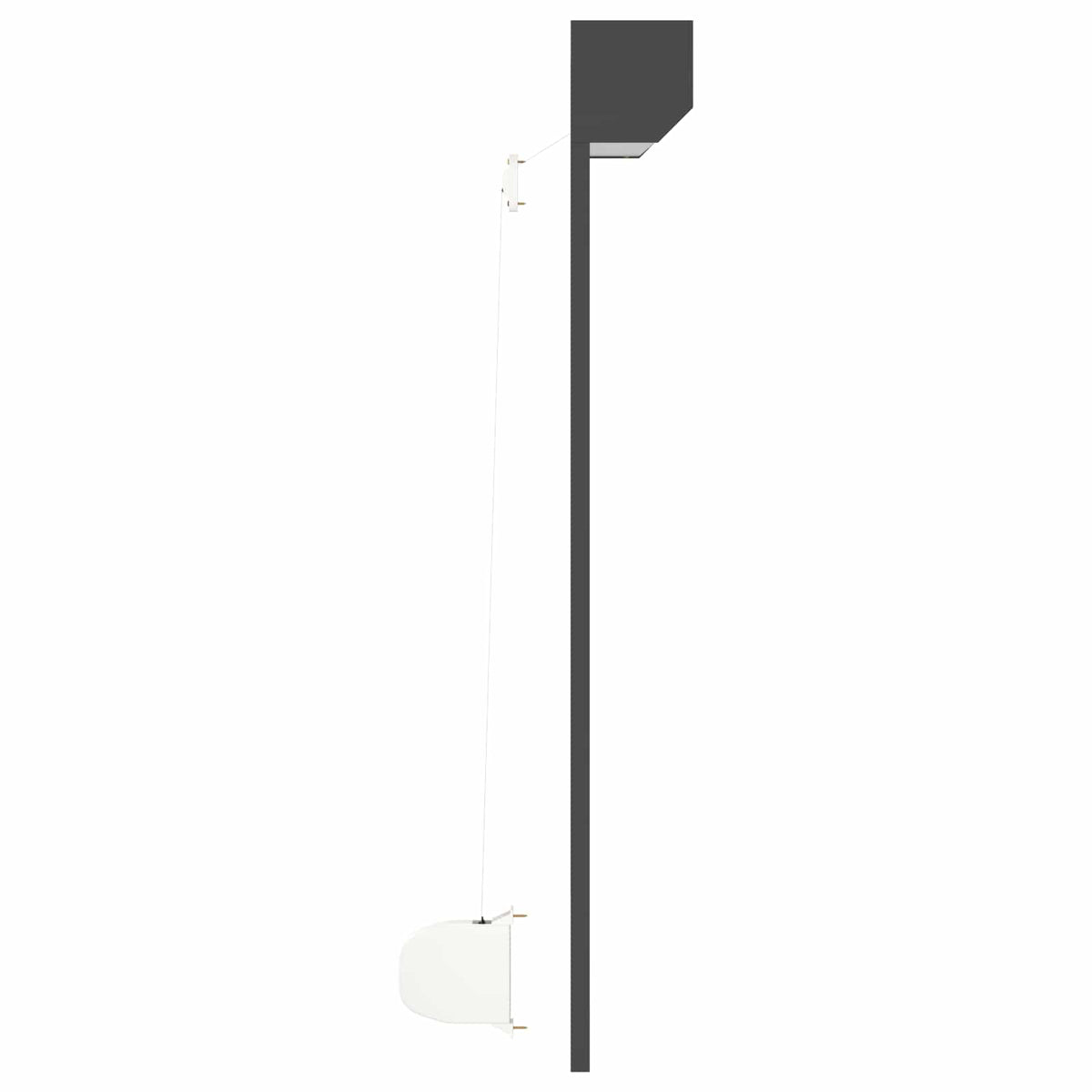 Rullegardin Antracit 100 x 120 cm Aluminium og Polyurethan
