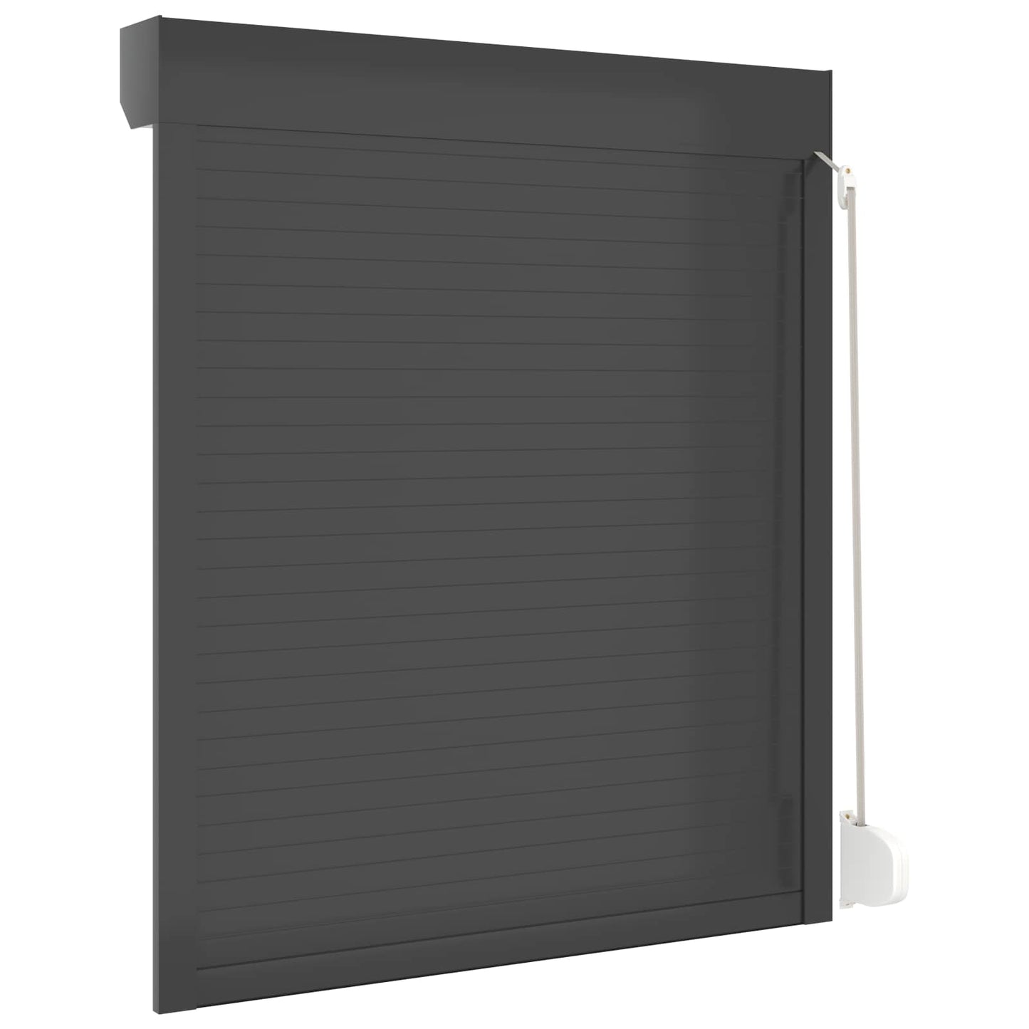 Rullegardin Antracit 110 x 130 cm Aluminium og Polyurethan