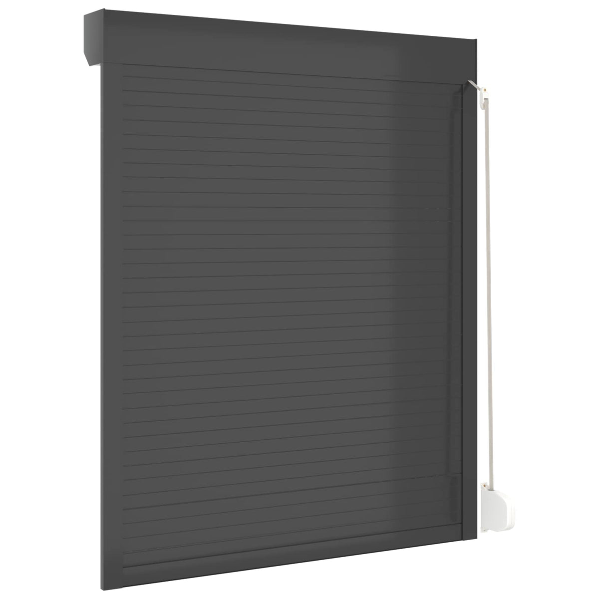 Rullegardin Antracit 120 x 150 cm Aluminium og Polyurethan