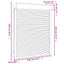 Rullegardin Antracit 120 x 150 cm Aluminium og Polyurethan