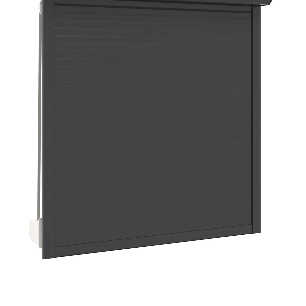 Rullegardin Antracit 130 x 140 cm Aluminium og Polyurethan