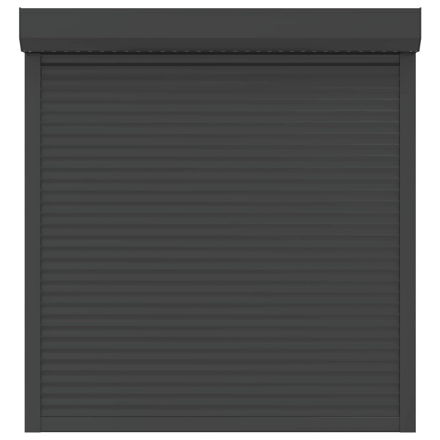 Rullegardin Antracit 130 x 140 cm Aluminium og Polyurethan